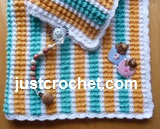 Bubbles Baby Blanket USA